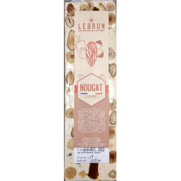 Nougat au caramel au beurre salé Lebrun Les secrets de la ruche